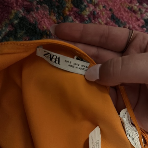 zara orange bodysuit - Picture 3 of 3